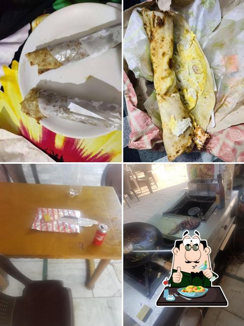 The restaurant's food and drink