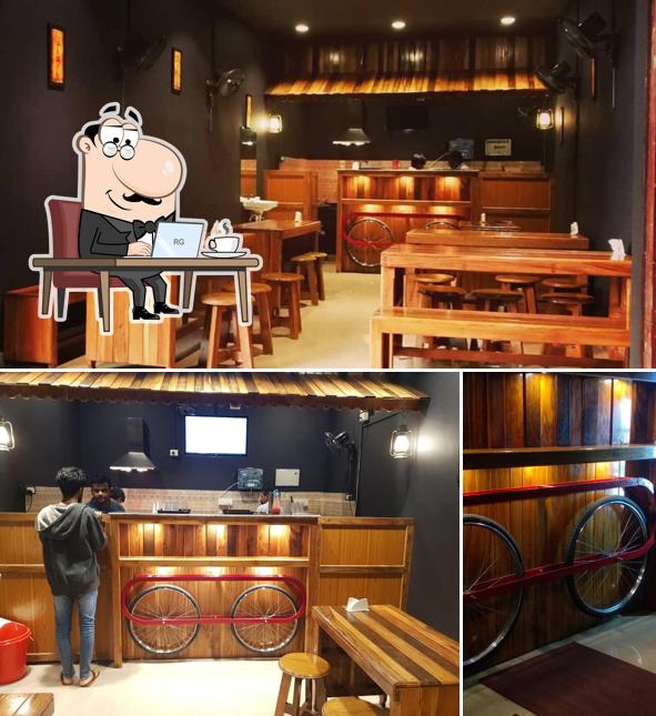 The interior of Teapot Café