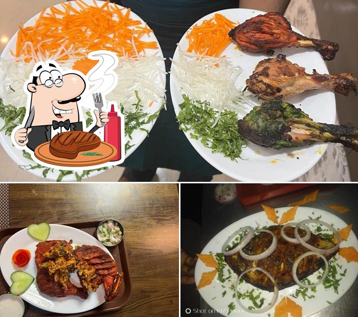 96 Guruchand Multi Cuisine Restaurant provides meat meals