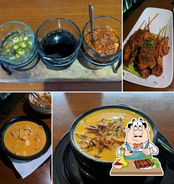 Try out meat dishes from the menu