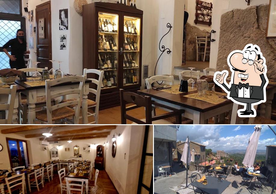 Gli interni di La Fraschetta degli Antichi Sapori