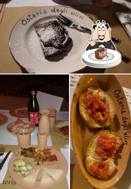 Torta al cioccolato al Osteria degli Ulivi