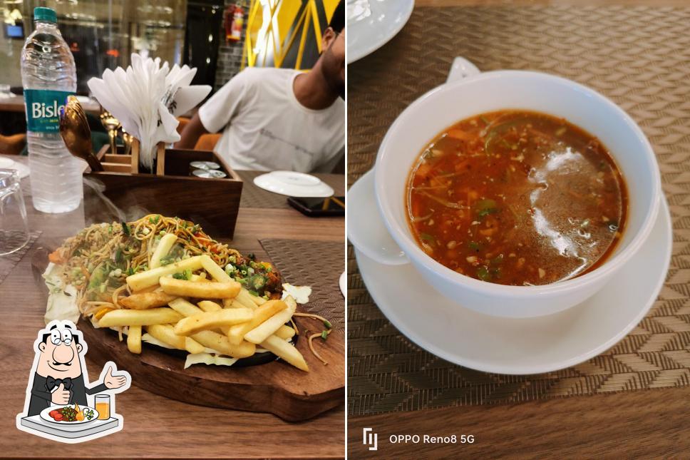 Food at Andaaz restaurant