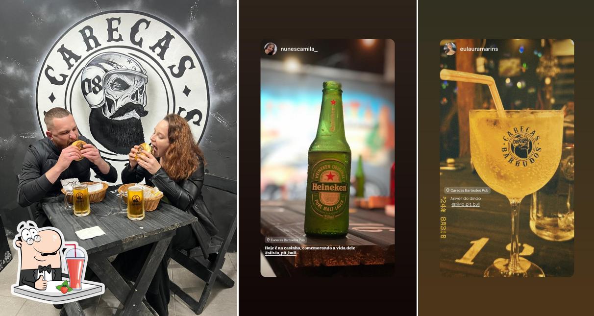 Desfrute de um drinque no Carecas Barbudos Pub