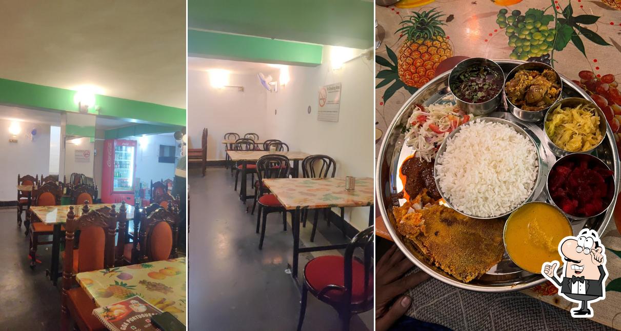 The interior of Goa Portuguese family bar and restaurant