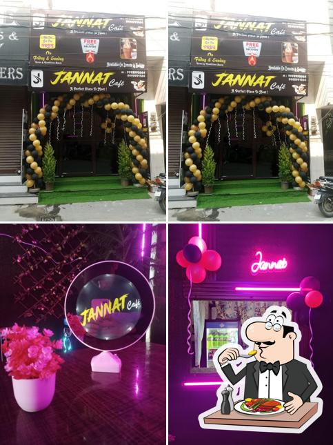 Food at Jannat Cafe