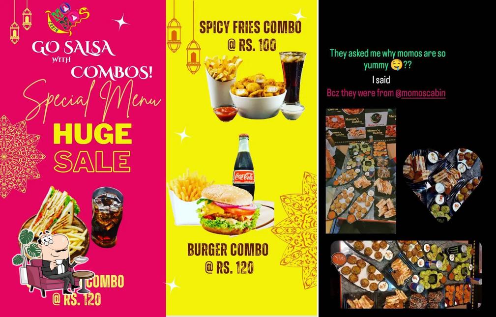 The interior of MOMO'S CABIN