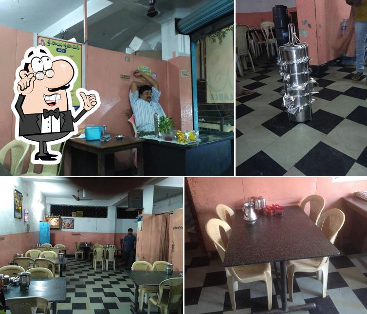 The interior of Sri Sai Krupa Mess