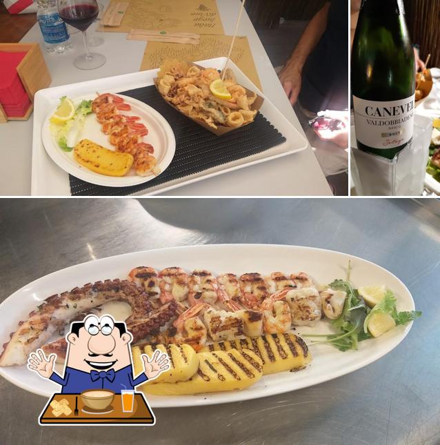 Guarda la immagine che presenta la cibo e alcol di Ai Grisioi