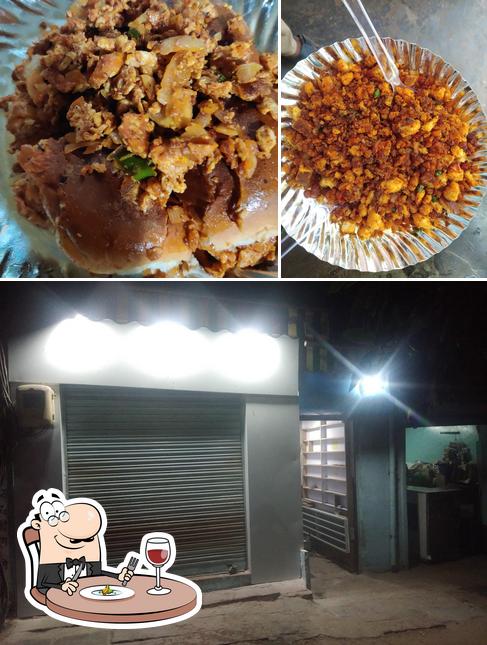 This is the photo displaying food and interior at Bihari tea and omelet Shop
