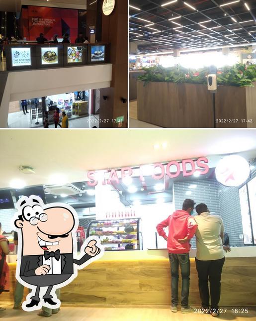 The interior of Chaat Cafe