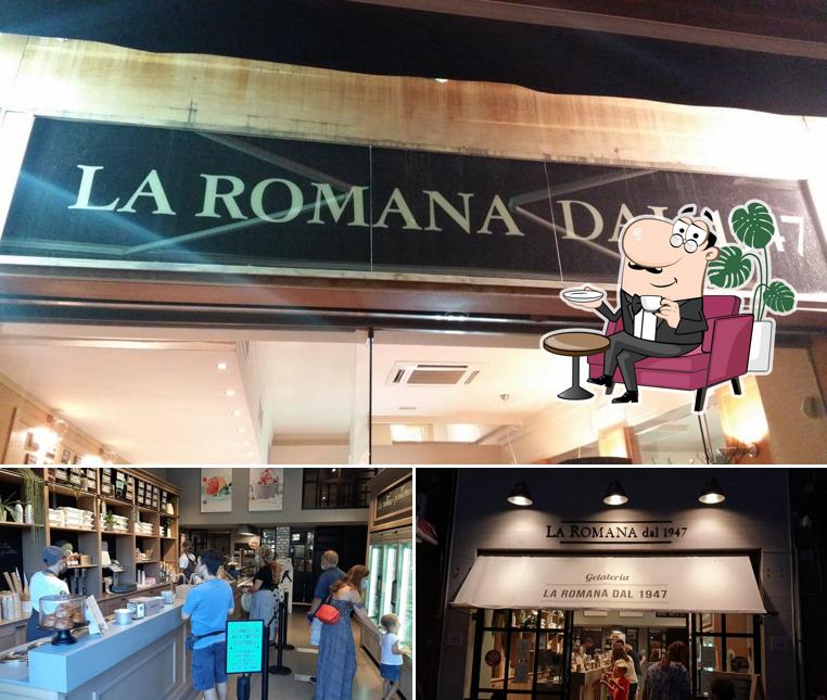 Gli interni di Gelateria La Romana dal 1947