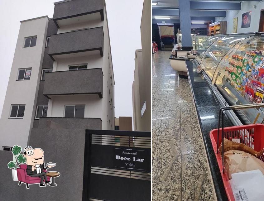 O interior do Panificadora Fibra Mix