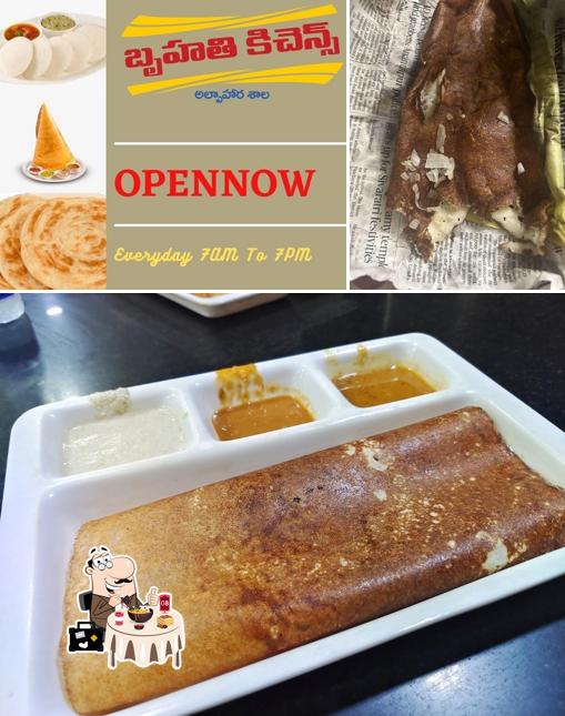 Food at Bruhathi kitchens