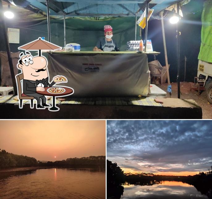 Check out how Damu's Ras Omlette looks outside