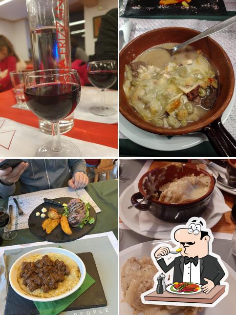 Cibo al Hotel Ristorante Perret