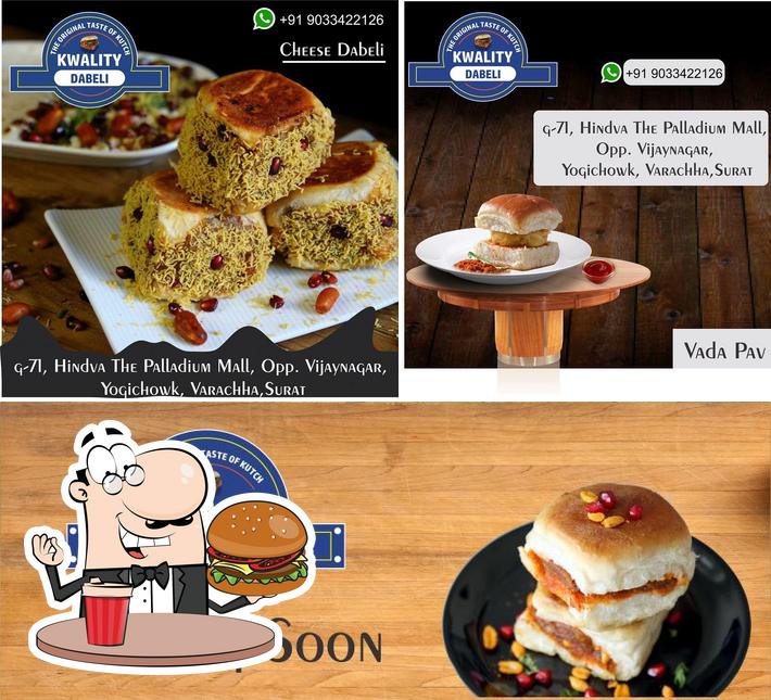 Order a burger at Kwality Dabeli