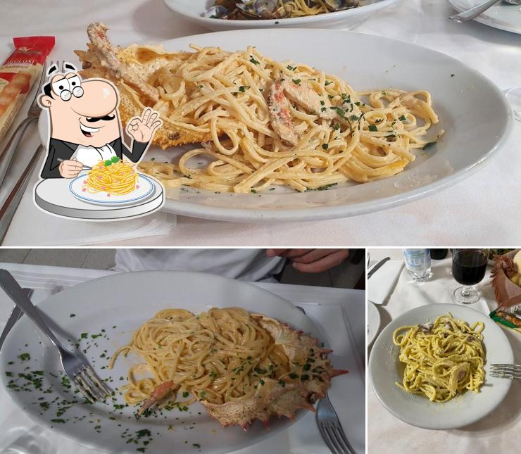 Spaghetti alla carbonara al Ristorante Il Pioppeto