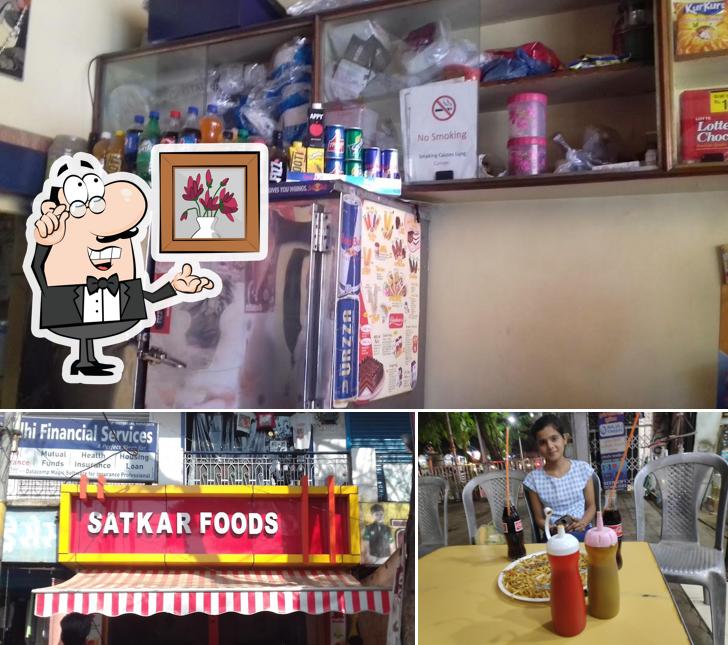 Take a look at the image showing interior and exterior at Satkar Foods