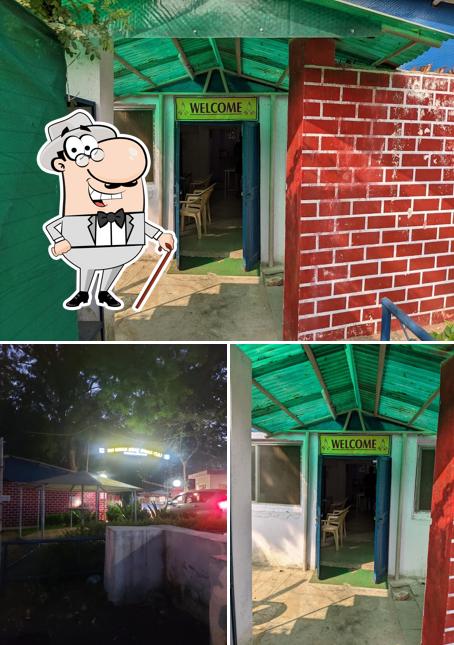 The exterior of South Indian Cafe (Army Canteen)