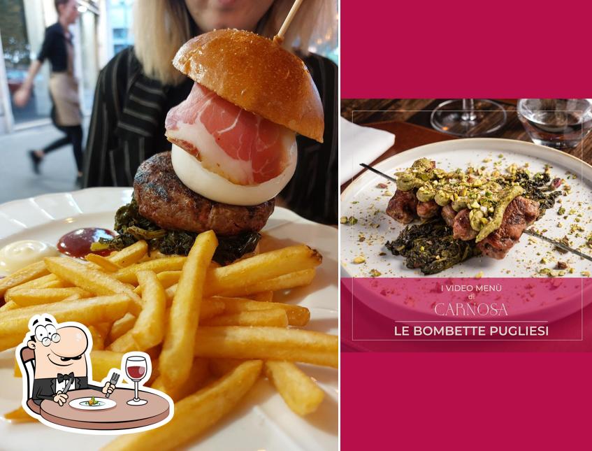 Cibo al Ristorante Carnosa Roma Prati