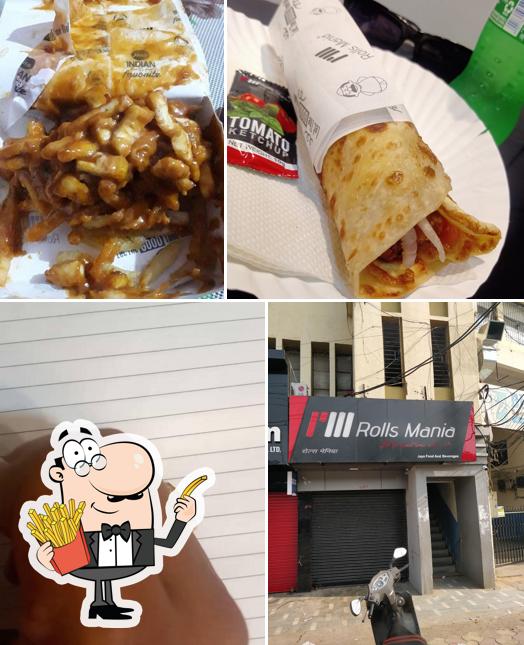 Order French-fried potatoes at Rolls Mania