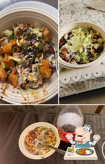 Food at California Burrito Mexican Kitchen @ Sector 84