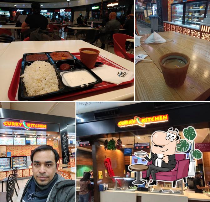 The interior of Curry Kitchen