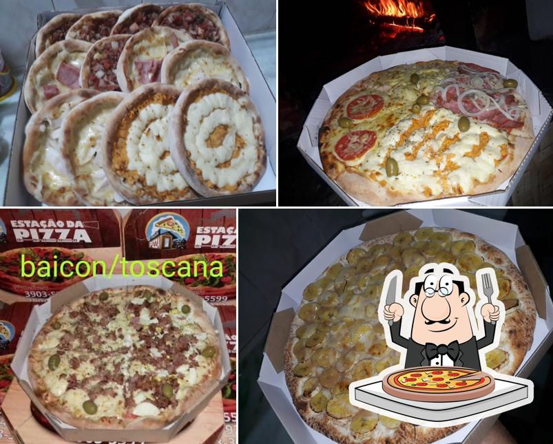 Experimente pizza no Estação Da Pizza