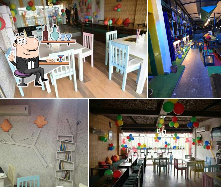 The interior of Grand Chathlok Cafe & Multicuisine Restaurant