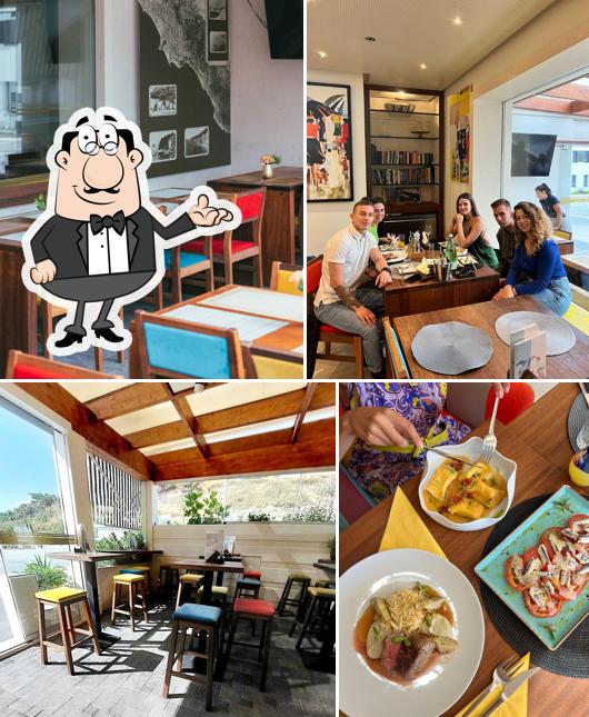 Gli interni di Merlin Bistro
