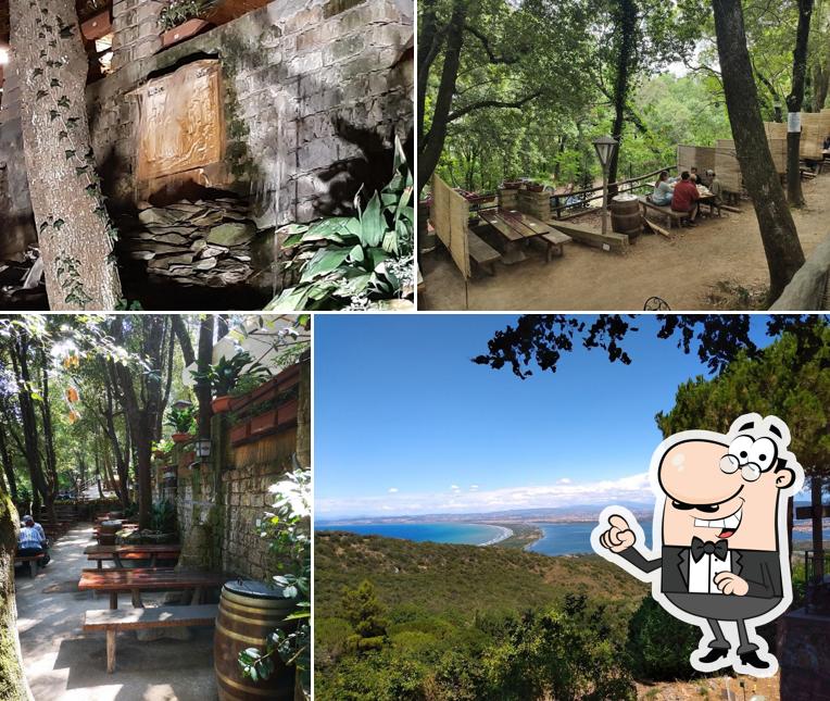 Goditi la vista dall'area esterna di RISTORO LA SORGENTE