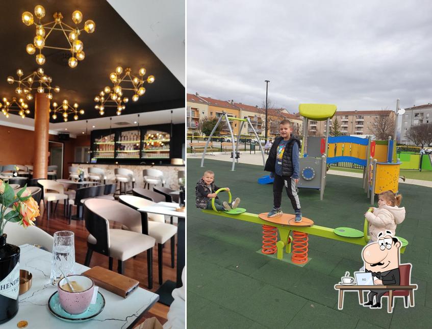 Gli interni di Caffe bar Papillon