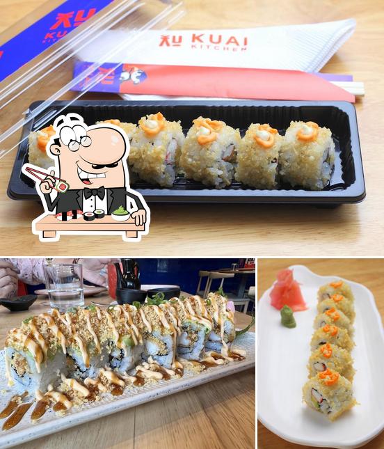 Order various sushi options