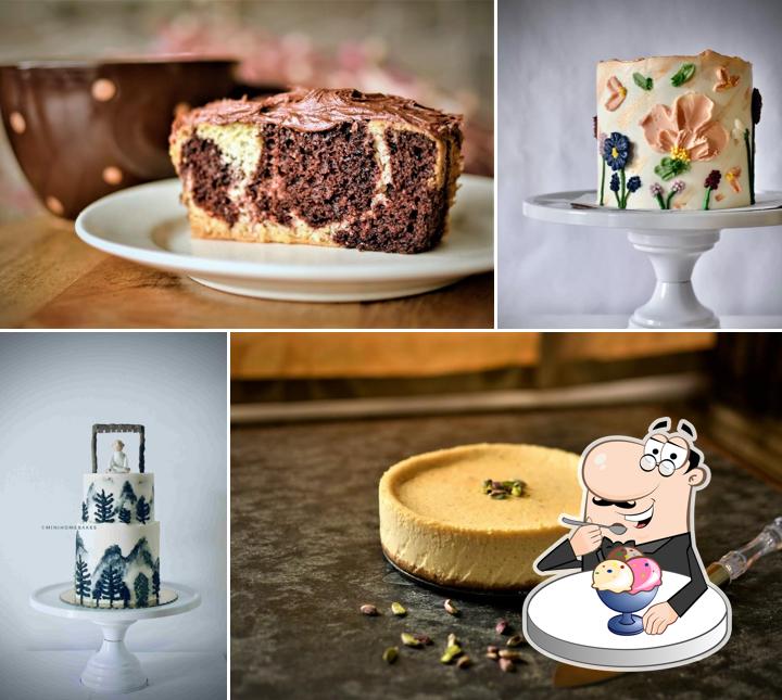 Mini home bakes serves a selection of desserts