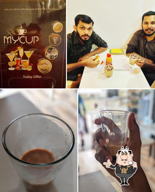 My Cup Coffee Shop provides a selection of drinks