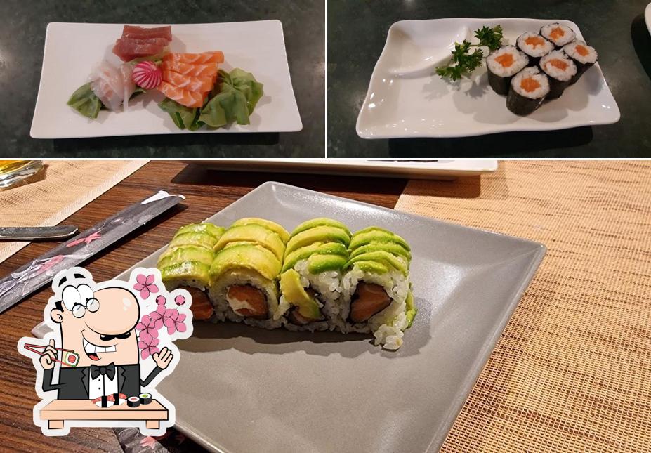 Scegli le diverse opzioni di sushi
