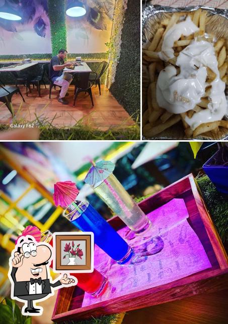 The interior of The Shawarma Kingdom