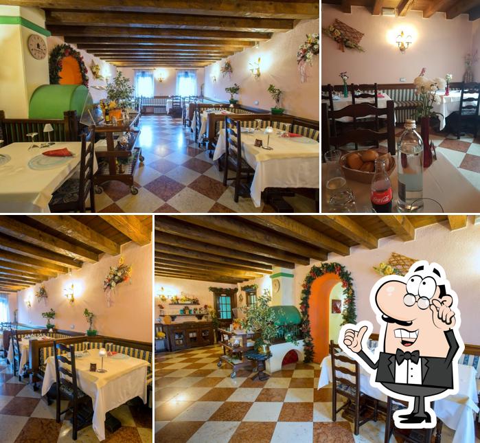 Gli interni di Trattoria Alla Vigna