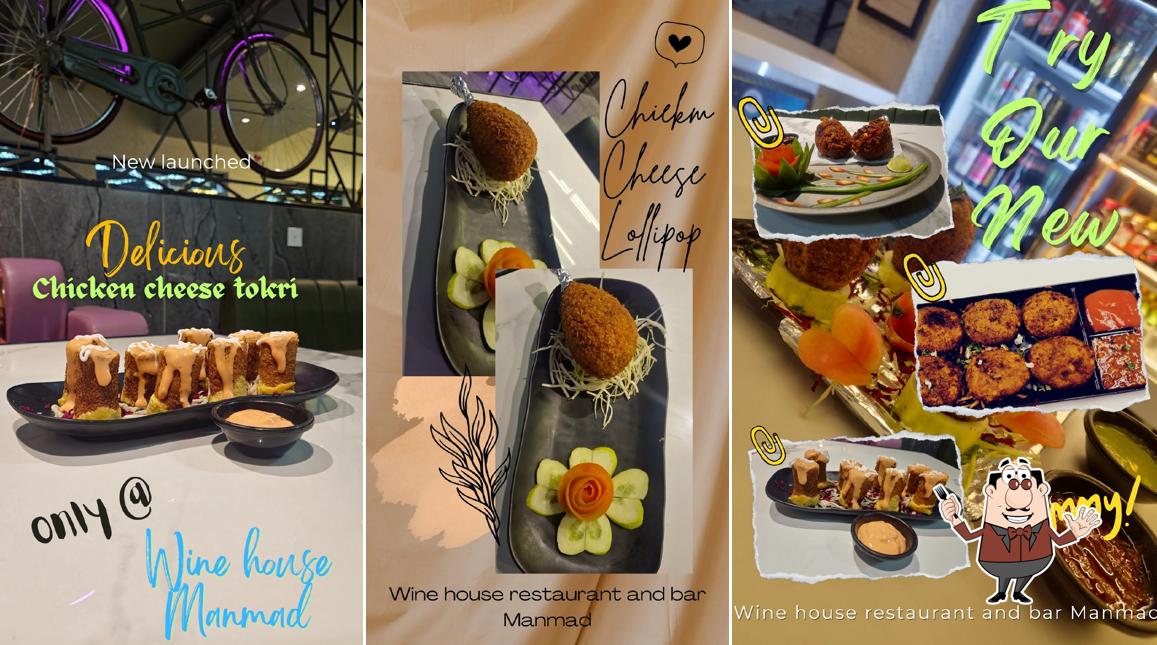 Food at Wine house restaurant and bar