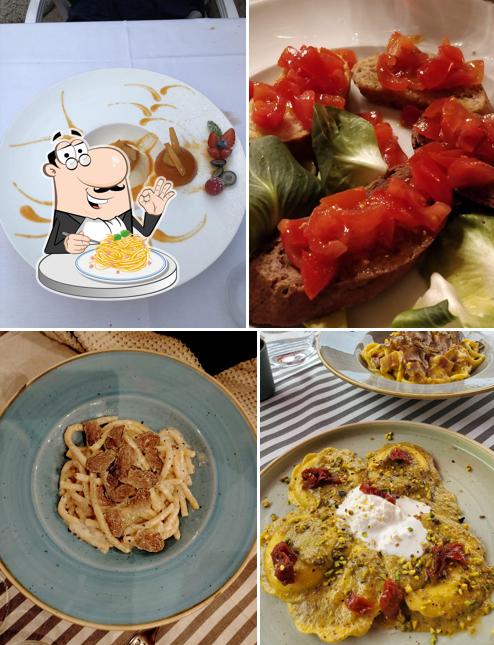 Spaghetti alla carbonara al Ristorante Il Bacio
