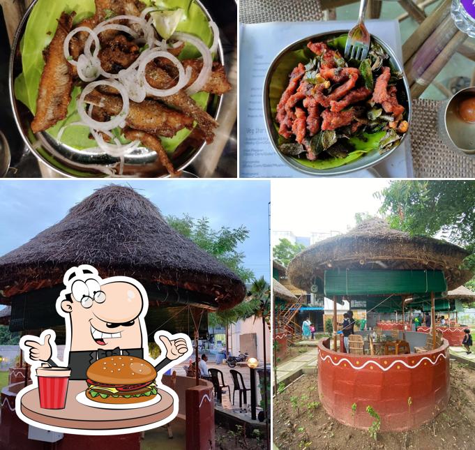 Get a burger at The Kudil Restaurant