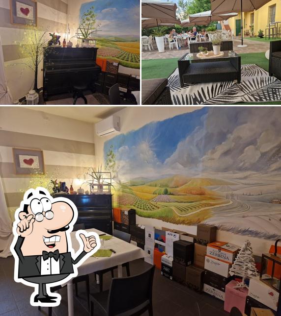 Gli interni di Trattoria la Chiusaccia di Ivan&Monia