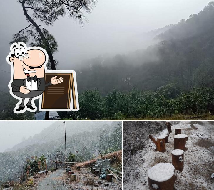 Among various things one can find exterior and beverage at Zen Oaks Home Stay