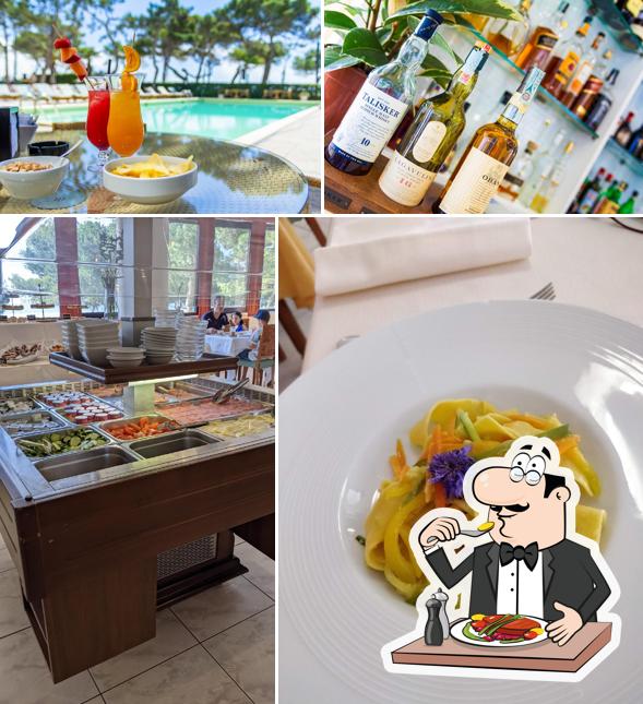 Tra le diverse cose da Hotel American - Lignano Sabbiadoro si possono trovare la cibo e bevanda