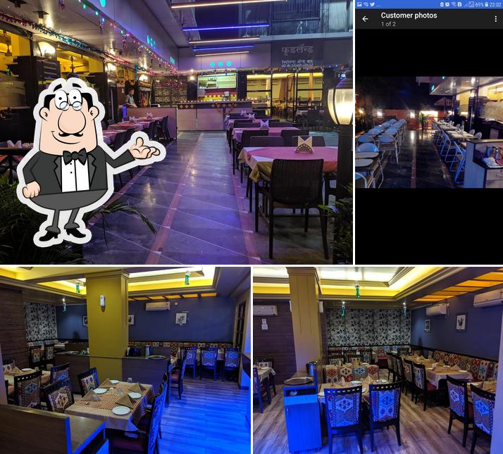 The interior of Foodland Restaurant