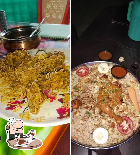 GRAND MAHAL HOTEL (VEG & NON-VEG) offers meat dishes