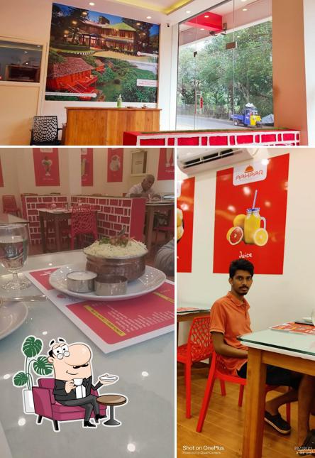 The interior of KTDC Aahaar Restaurant