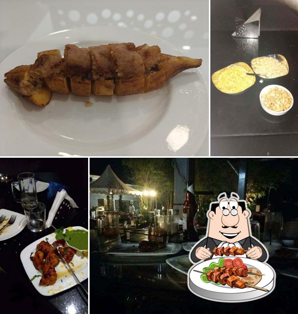 Food at Mustang Bar - Green Park Hotel