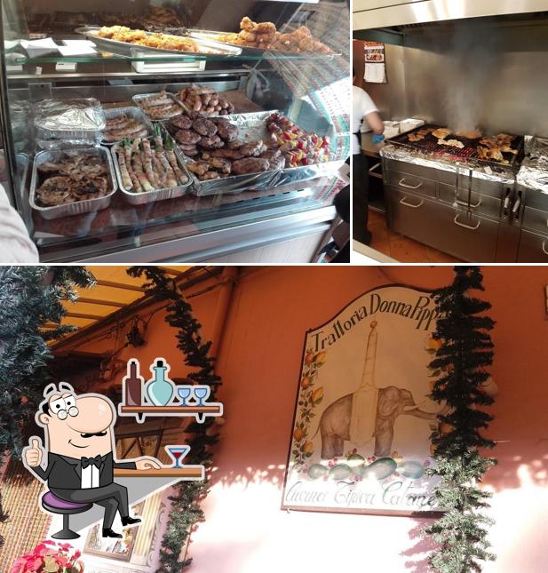 Gli interni di Al Braciere Da Donna Pippa